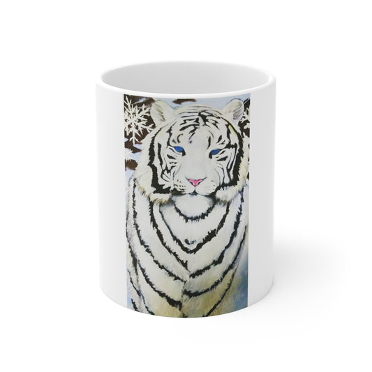 White Tiger Mug